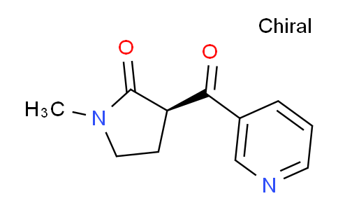 CAS No. 125630-28-6, (R)-1-Methyl-3-nicotinoylpyrrolidin-2-one