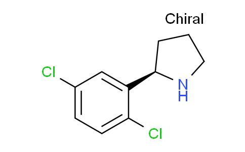 CAS No. 1228569-01-4, (R)-2-(2,5-Dichlorophenyl)pyrrolidine