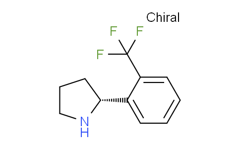 CAS No. 1228557-00-3, (R)-2-(2-(Trifluoromethyl)phenyl)pyrrolidine