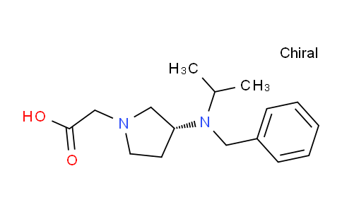 CAS No. 1354017-13-2, (R)-2-(3-(Benzyl(isopropyl)amino)pyrrolidin-1-yl)acetic acid