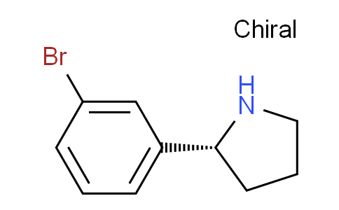 CAS No. 1217632-62-6, (R)-2-(3-Bromophenyl)pyrrolidine