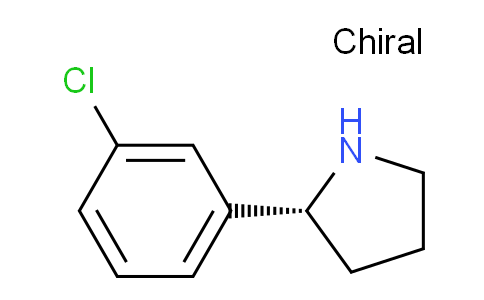 CAS No. 1217756-62-1, (R)-2-(3-Chlorophenyl)pyrrolidine