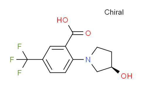 CAS No. 1923200-61-6, (R)-2-(3-Hydroxypyrrolidin-1-yl)-5-(trifluoromethyl)benzoic acid