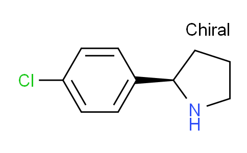 CAS No. 1217831-54-3, (R)-2-(4-Chlorophenyl)pyrrolidine