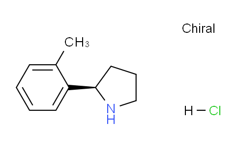 CAS No. 1381929-14-1, (R)-2-(o-Tolyl)pyrrolidine hydrochloride