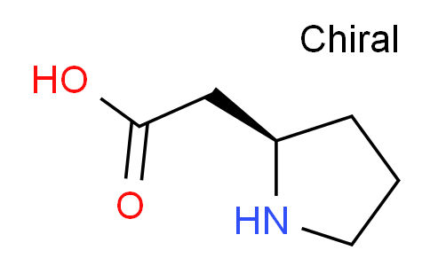 CAS No. 61350-65-0, (R)-2-(Pyrrolidin-2-yl)acetic acid