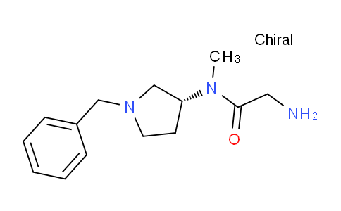 CAS No. 1353997-16-6, (R)-2-Amino-N-(1-benzylpyrrolidin-3-yl)-N-methylacetamide