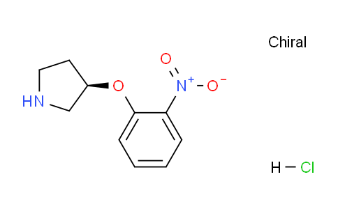 CAS No. 1286207-33-7, (R)-3-(2-Nitrophenoxy)pyrrolidine hydrochloride