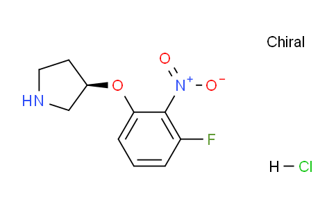 CAS No. 1286208-77-2, (R)-3-(3-Fluoro-2-nitrophenoxy)pyrrolidine hydrochloride