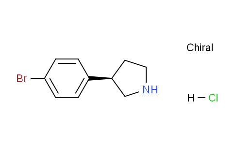 CAS No. 1384268-64-7, (R)-3-(4-Bromophenyl)pyrrolidine hydrochloride
