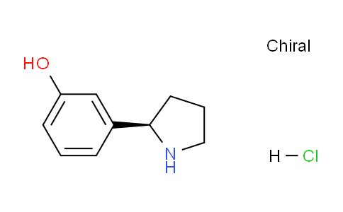 CAS No. 2241594-46-5, (R)-3-(Pyrrolidin-2-yl)phenol hydrochloride