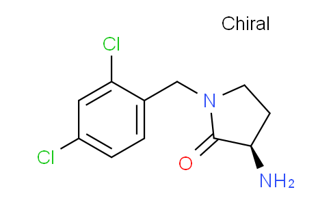 CAS No. 1951425-24-3, (R)-3-Amino-1-(2,4-dichlorobenzyl)pyrrolidin-2-one