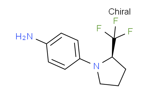 CAS No. 1416348-76-9, (R)-4-[2-(Trifluoromethyl)pyrrolidin-1-yl]aniline
