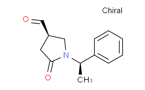 CAS No. 252051-12-0, (R)-5-Oxo-1-((R)-1-phenylethyl)pyrrolidine-3-carbaldehyde