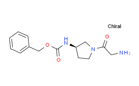 CAS No. 1353993-43-7, (R)-Benzyl (1-(2-aminoacetyl)pyrrolidin-3-yl)carbamate