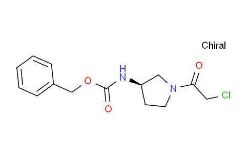 CAS No. 1353993-35-7, (R)-Benzyl (1-(2-chloroacetyl)pyrrolidin-3-yl)carbamate