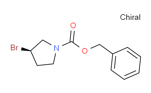 CAS No. 1354020-75-9, (R)-Benzyl 3-bromopyrrolidine-1-carboxylate
