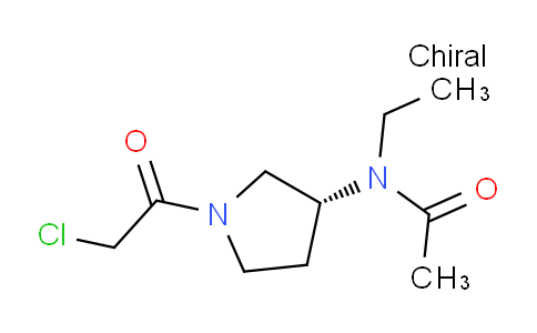 CAS No. 1354003-43-2, (R)-N-(1-(2-Chloroacetyl)pyrrolidin-3-yl)-N-ethylacetamide