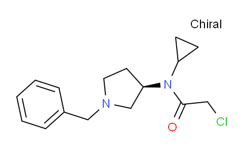 CAS No. 1354007-18-3, (R)-N-(1-Benzylpyrrolidin-3-yl)-2-chloro-N-cyclopropylacetamide
