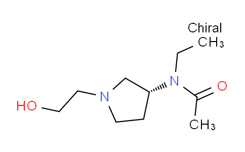 CAS No. 1354003-69-2, (R)-N-Ethyl-N-(1-(2-hydroxyethyl)pyrrolidin-3-yl)acetamide
