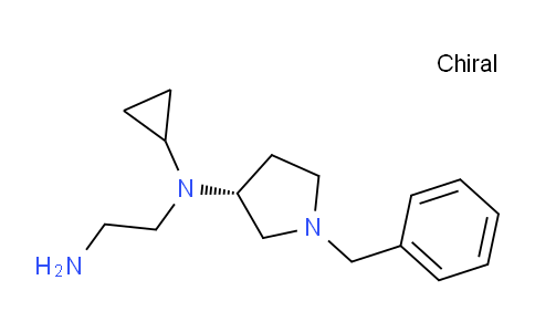 CAS No. 1354006-87-3, (R)-N1-(1-Benzylpyrrolidin-3-yl)-N1-cyclopropylethane-1,2-diamine