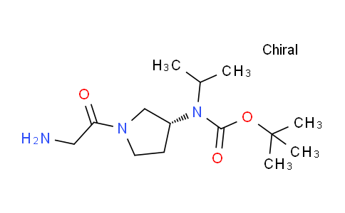 CAS No. 1353992-91-2, (R)-tert-Butyl (1-(2-aminoacetyl)pyrrolidin-3-yl)(isopropyl)carbamate