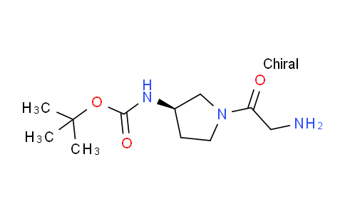 CAS No. 1353995-19-3, (R)-tert-Butyl (1-(2-aminoacetyl)pyrrolidin-3-yl)carbamate