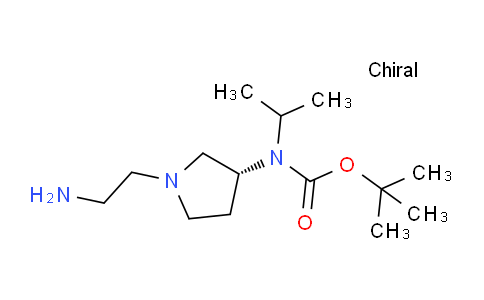CAS No. 1354015-47-6, (R)-tert-Butyl (1-(2-aminoethyl)pyrrolidin-3-yl)(isopropyl)carbamate