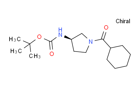 CAS No. 1286207-95-1, (R)-tert-Butyl (1-(cyclohexanecarbonyl)pyrrolidin-3-yl)carbamate