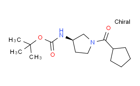 CAS No. 1286207-11-1, (R)-tert-Butyl (1-(cyclopentanecarbonyl)pyrrolidin-3-yl)carbamate