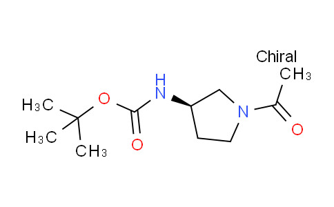 CAS No. 1257046-87-9, (R)-tert-Butyl (1-acetylpyrrolidin-3-yl)carbamate