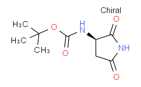 CAS No. 163929-77-9, (R)-tert-Butyl (2,5-dioxopyrrolidin-3-yl)carbamate