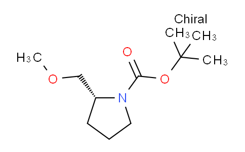 CAS No. 578741-10-3, (R)-tert-Butyl 2-(methoxymethyl)pyrrolidine-1-carboxylate