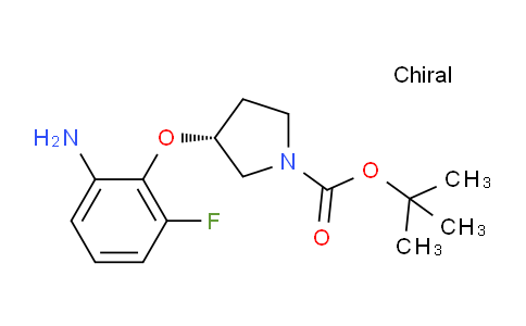 CAS No. 1286208-07-8, (R)-tert-Butyl 3-(2-amino-6-fluorophenoxy)pyrrolidine-1-carboxylate