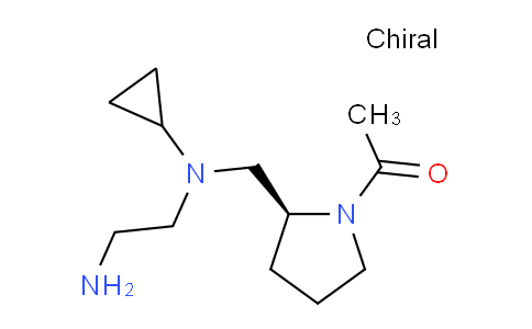 CAS No. 1354016-68-4, (S)-1-(2-(((2-Aminoethyl)(cyclopropyl)amino)methyl)pyrrolidin-1-yl)ethanone