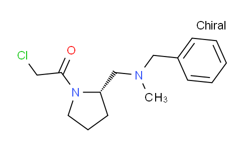 CAS No. 1354007-70-7, (S)-1-(2-((Benzyl(methyl)amino)methyl)pyrrolidin-1-yl)-2-chloroethanone
