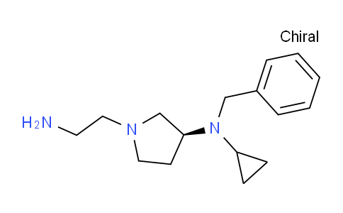 CAS No. 1354019-74-1, (S)-1-(2-Aminoethyl)-N-benzyl-N-cyclopropylpyrrolidin-3-amine