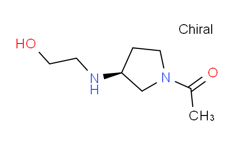 CAS No. 1354016-37-7, (S)-1-(3-((2-Hydroxyethyl)amino)pyrrolidin-1-yl)ethanone
