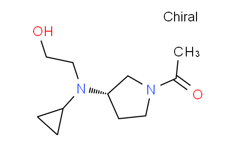 CAS No. 1354018-73-7, (S)-1-(3-(Cyclopropyl(2-hydroxyethyl)amino)pyrrolidin-1-yl)ethanone