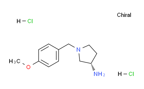 CAS No. 169452-07-7, (S)-1-(4-Methoxybenzyl)pyrrolidin-3-amine dihydrochloride