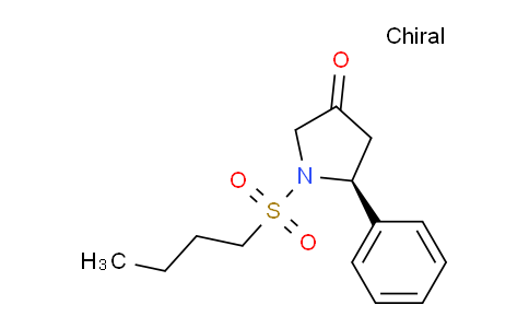 CAS No. 1429230-22-7, (S)-1-(Butylsulfonyl)-5-phenylpyrrolidin-3-one
