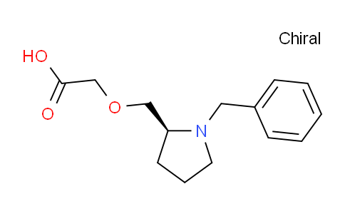 CAS No. 1354009-12-3, (S)-2-((1-Benzylpyrrolidin-2-yl)methoxy)acetic acid