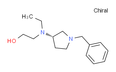 CAS No. 1354007-73-0, (S)-2-((1-Benzylpyrrolidin-3-yl)(ethyl)amino)ethanol