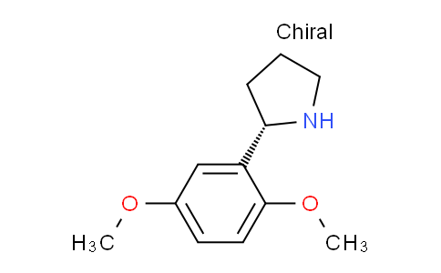 CAS No. 1213052-20-0, (S)-2-(2,5-Dimethoxyphenyl)pyrrolidine