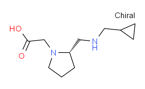 CAS No. 1354007-48-9, (S)-2-(2-(((Cyclopropylmethyl)amino)methyl)pyrrolidin-1-yl)acetic acid