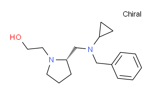 CAS No. 1354009-65-6, (S)-2-(2-((Benzyl(cyclopropyl)amino)methyl)pyrrolidin-1-yl)ethanol