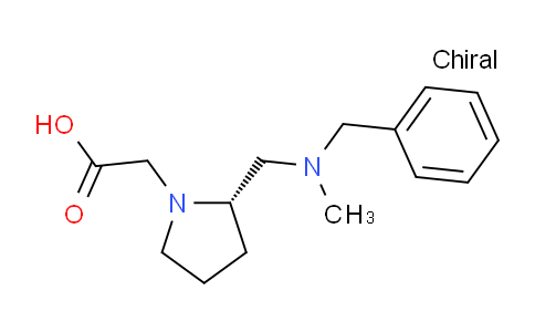 CAS No. 1354019-81-0, (S)-2-(2-((Benzyl(methyl)amino)methyl)pyrrolidin-1-yl)acetic acid