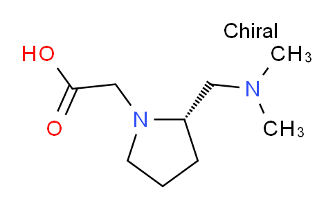 CAS No. 1353994-95-2, (S)-2-(2-((Dimethylamino)methyl)pyrrolidin-1-yl)acetic acid