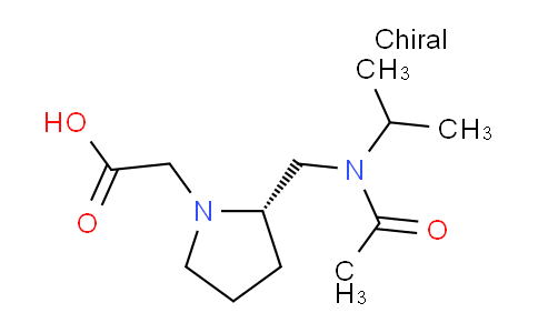 CAS No. 1354004-59-3, (S)-2-(2-((N-Isopropylacetamido)methyl)pyrrolidin-1-yl)acetic acid