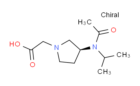 CAS No. 1354000-81-9, (S)-2-(3-(N-Isopropylacetamido)pyrrolidin-1-yl)acetic acid